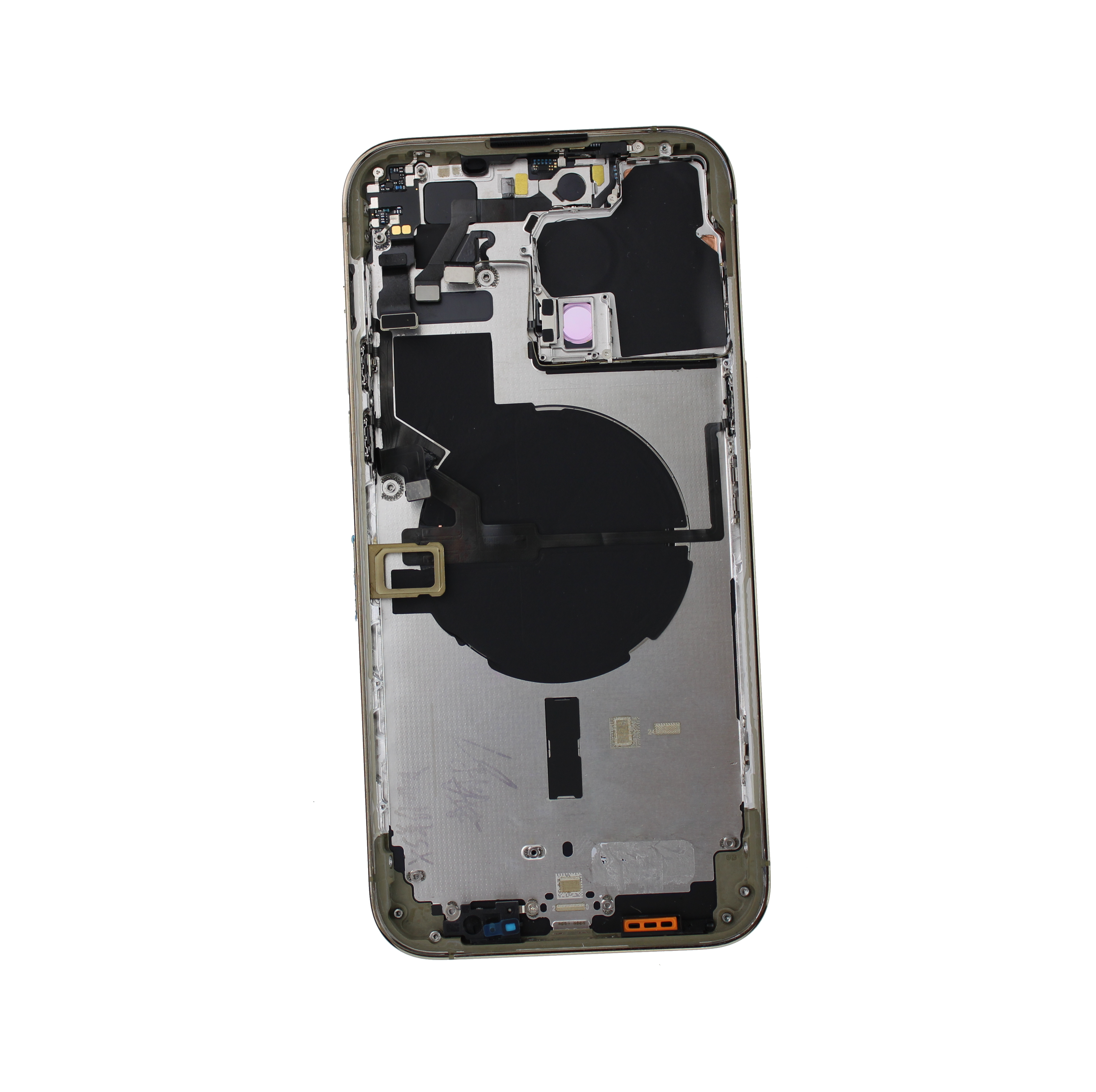 Originál korpus a kryt baterie iPhone 14 Pro Max zlatý - demontovaný díl Grade A