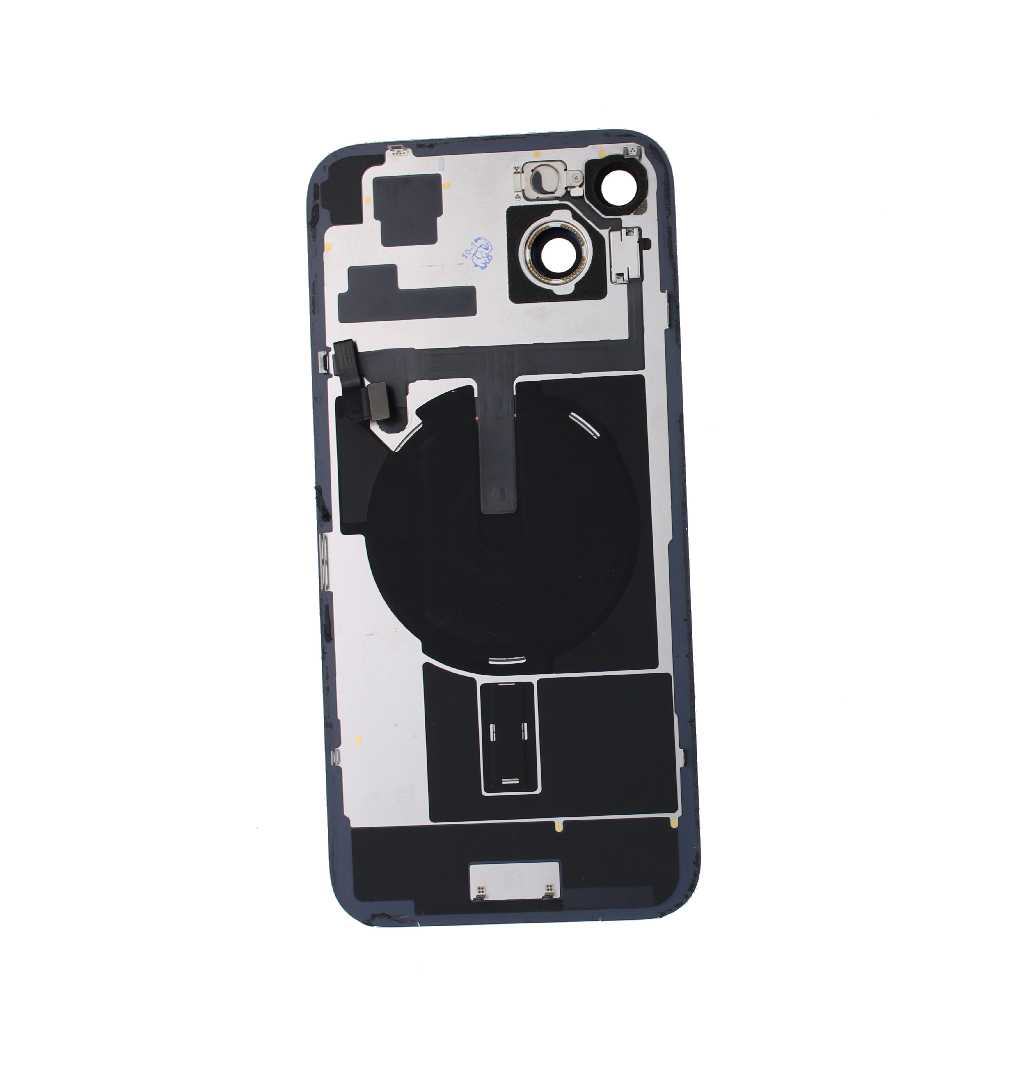 Originál kryt baterie iPhone 15 Plus bílo-modrý - demontovaný díl Grade A