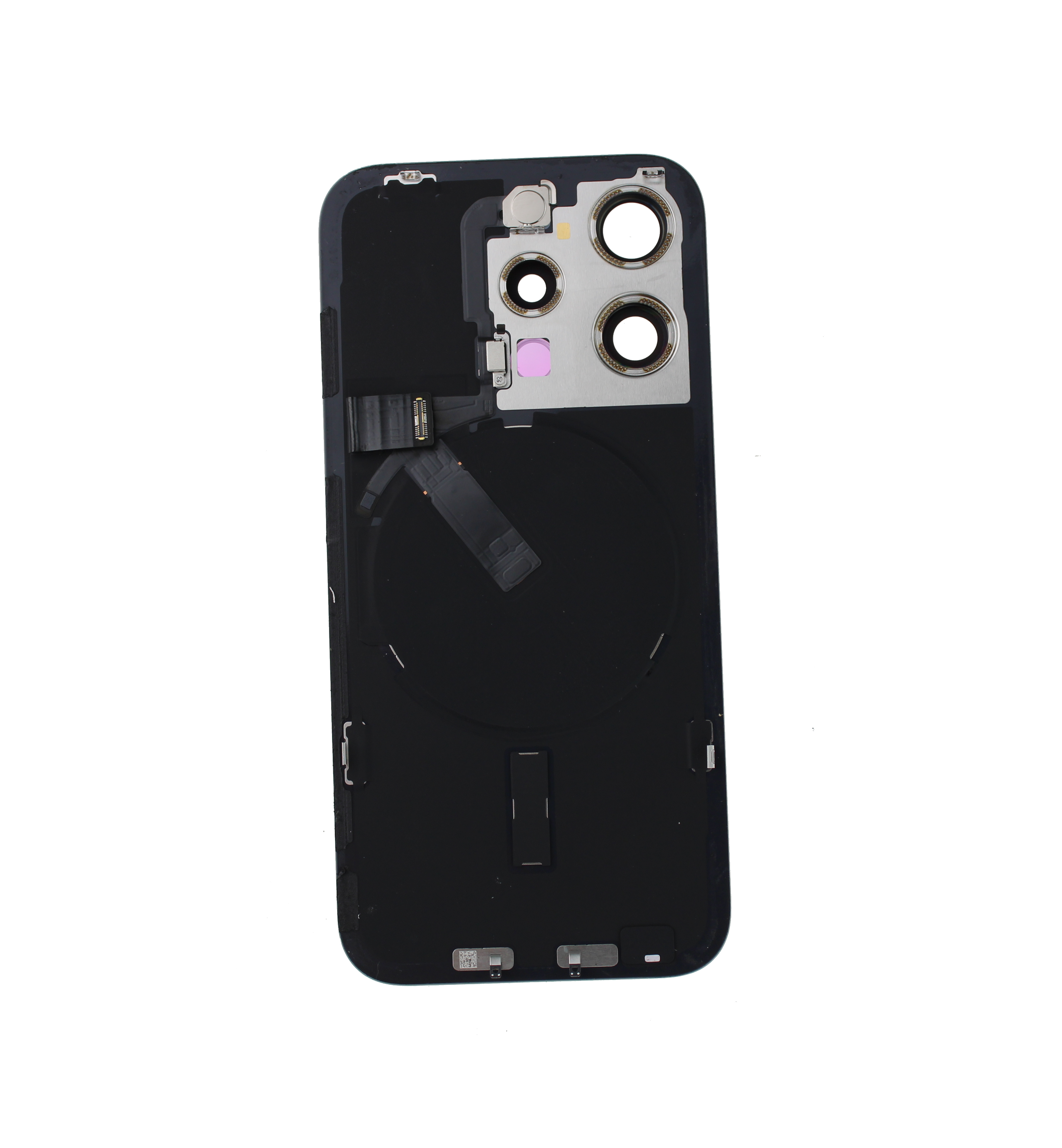 Originál kryt baterie iPhone 15 Pro stříbrno-titanový - demontovaný díl Grade A