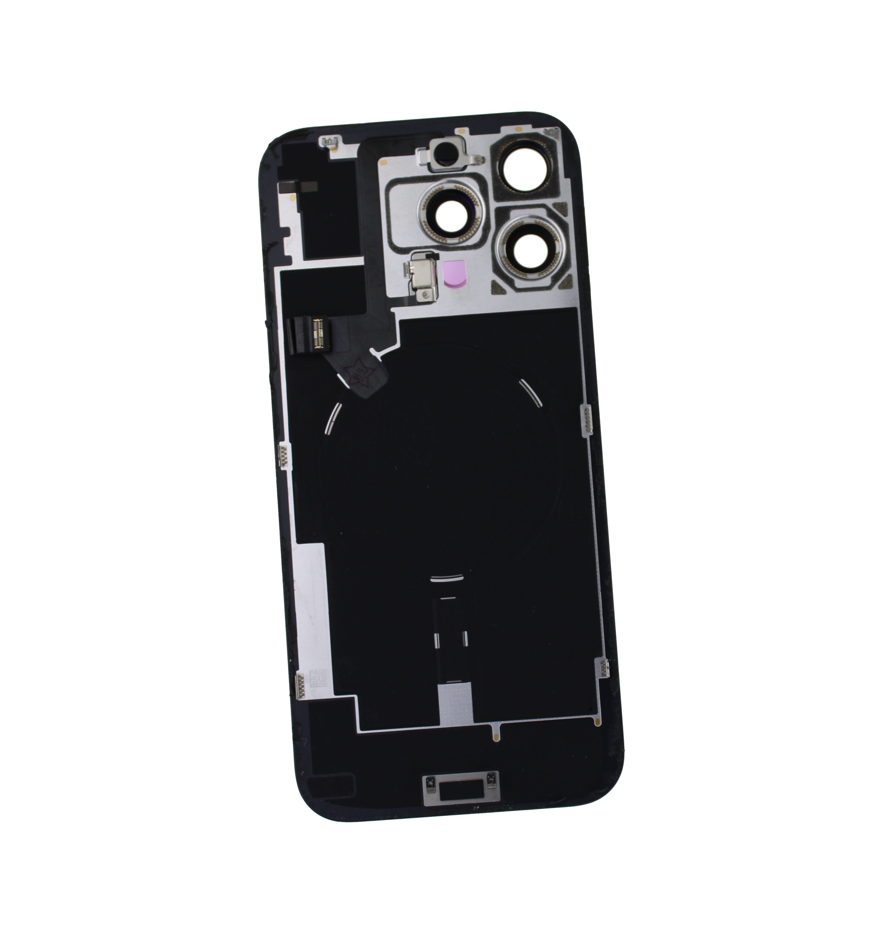 Originál kryt baterie iPhone 16 Pro Max stříbrno-titanový - demontovaný díl Grade A