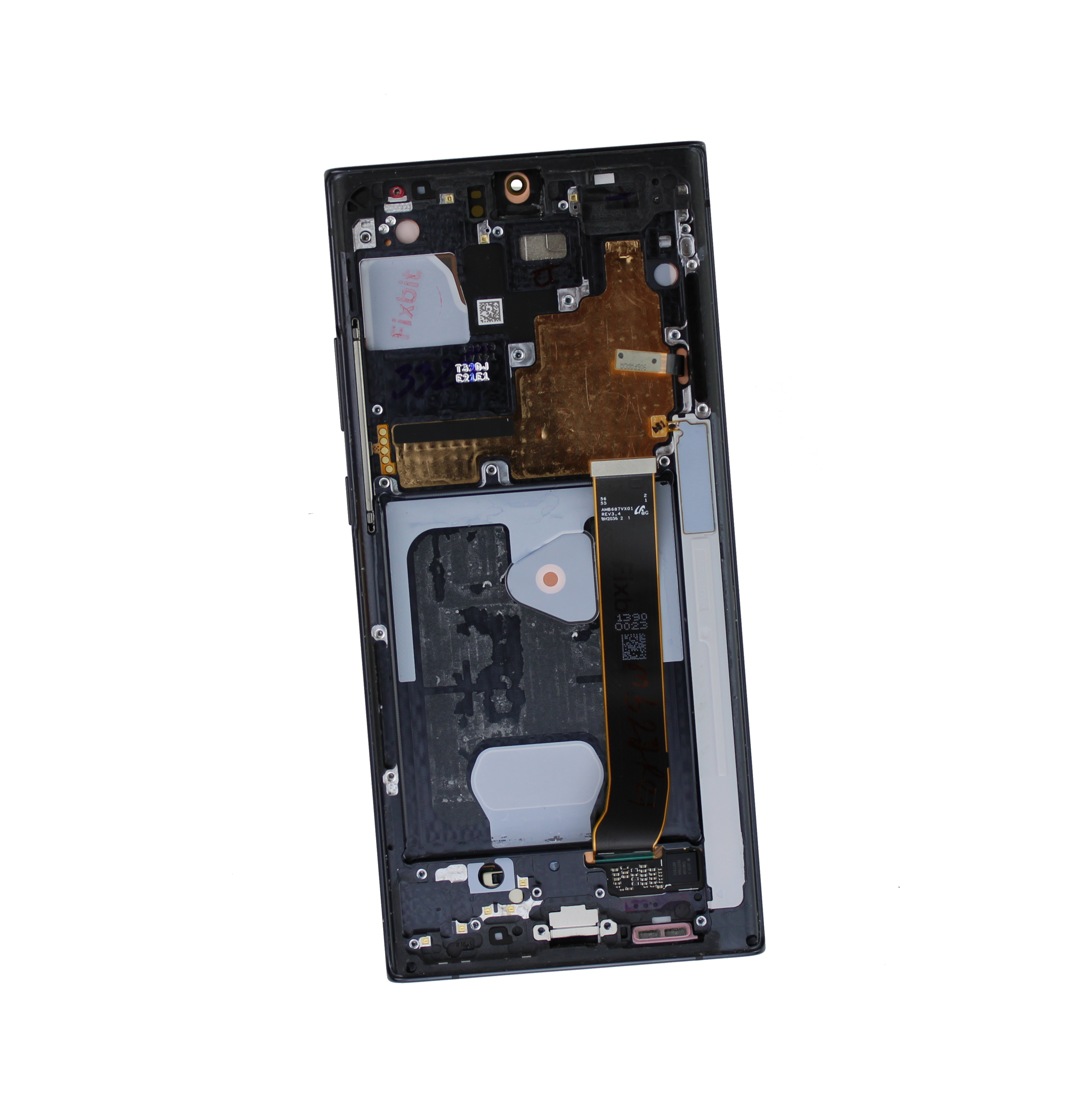 Originál LCD + Dotyková vrstva Samsung Galaxy Note 20 Ultra 5G - 4G SM-N986 SM-N985 černý - demontovaný díl