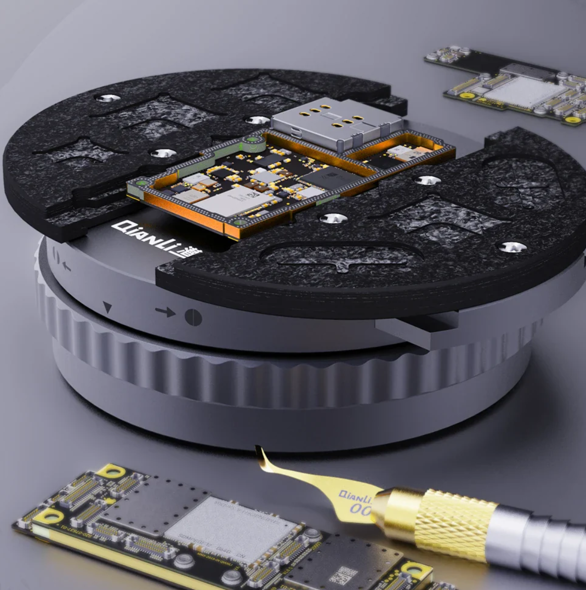 Qianli iPinch Univerzální otočný držák pro základní desky mobilních telefonů