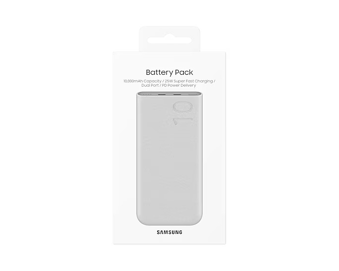 Originál Powerbanka EB-P3400XUE Samsung FastCharge 2x USB-C 25W 10000mAh béžová