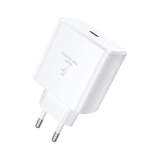 MOONX síťová nabíječka MC08 PD 45W 1×USB + kabel USB-C – USB-C bílá