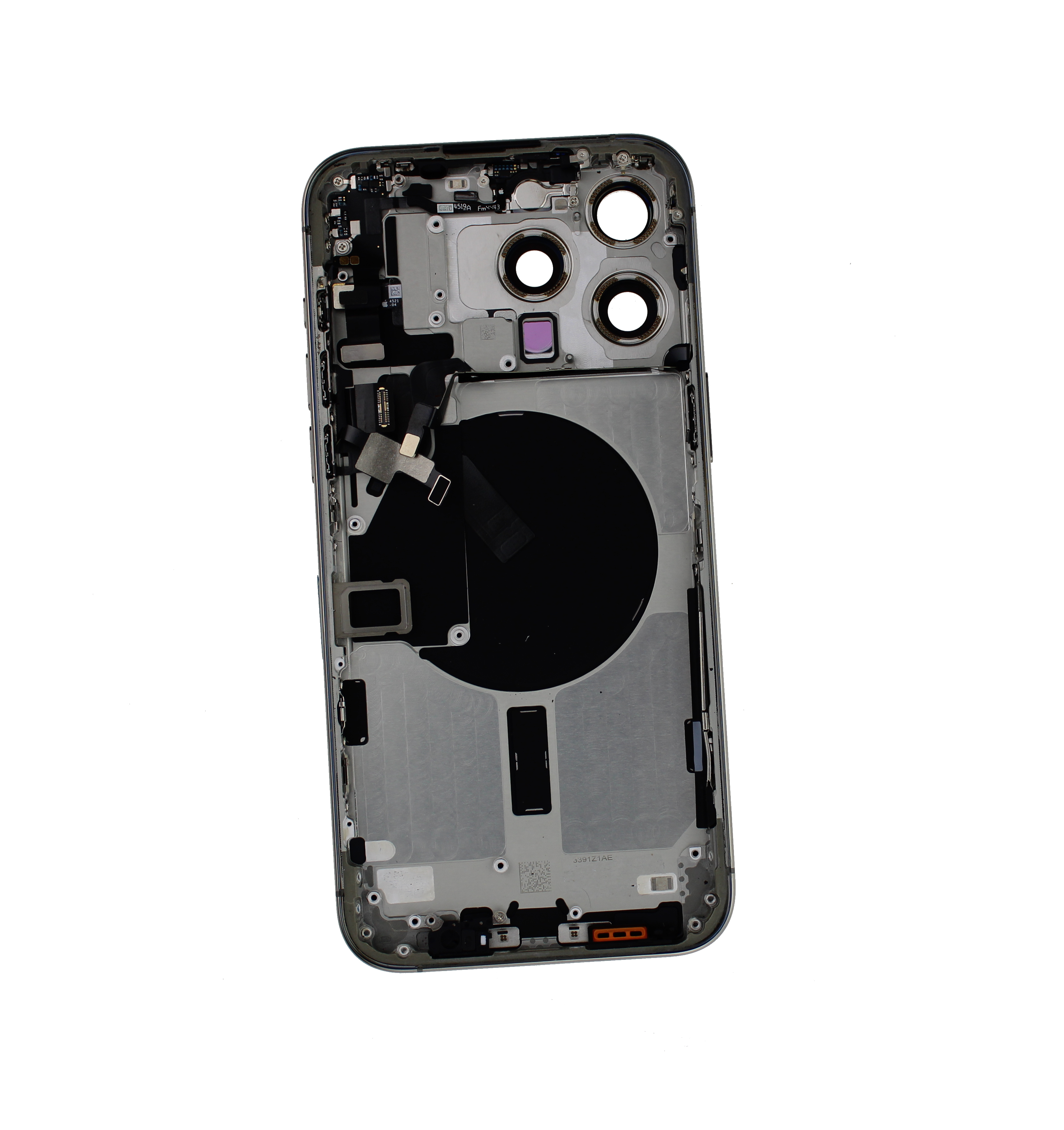 Originál korpus + kryt baterie iPhone 15 Pro Max titanový - demontovaný díl Grade A
