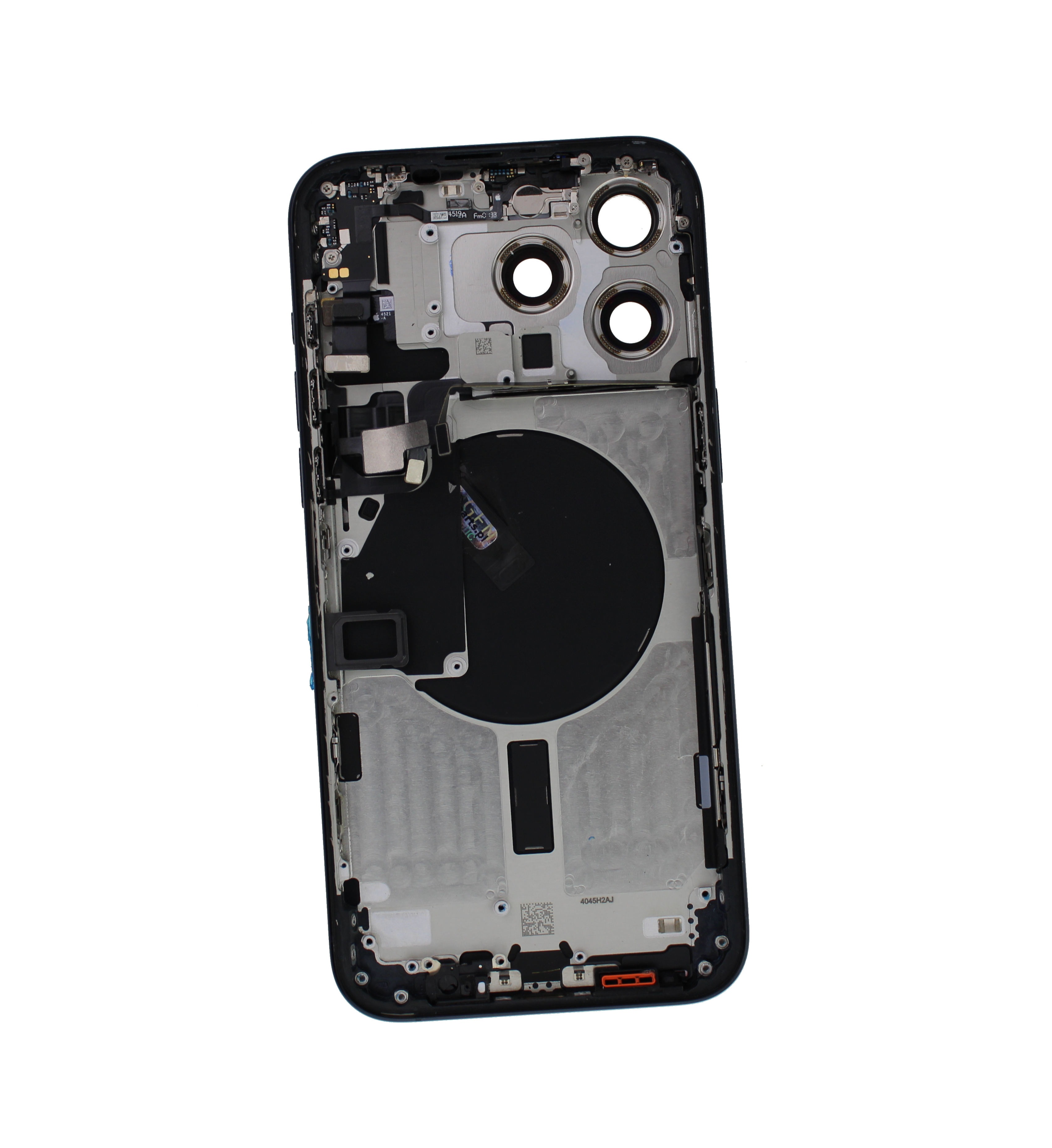 Originál korpus a kryt baterie iPhone 15 Pro Max tm. modrý - demontovaný díl Grade A
