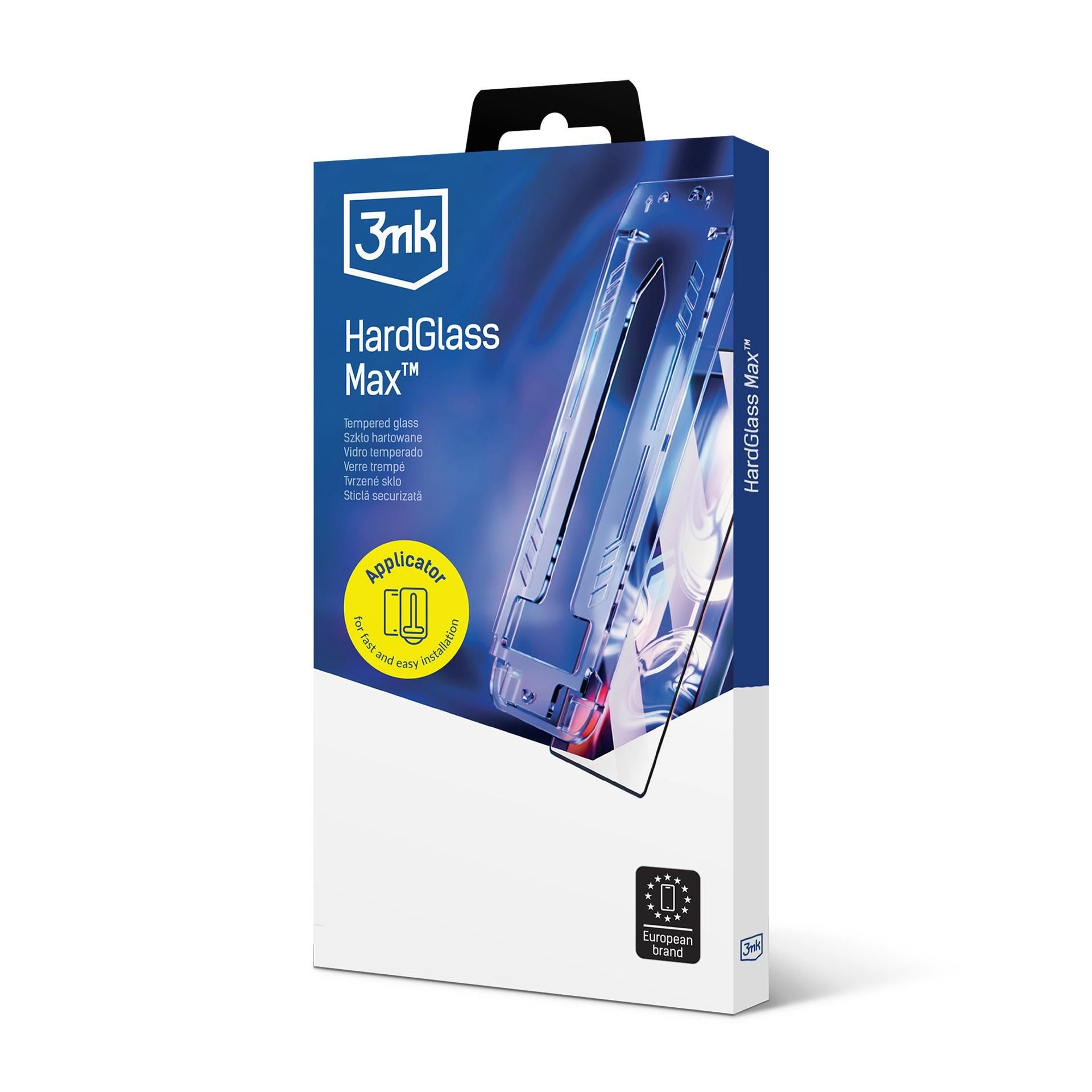 3MK Ochranné tvrzené sklo iPhone 16 Pro - iPhone 17 HardGlass Max s aplikátorem