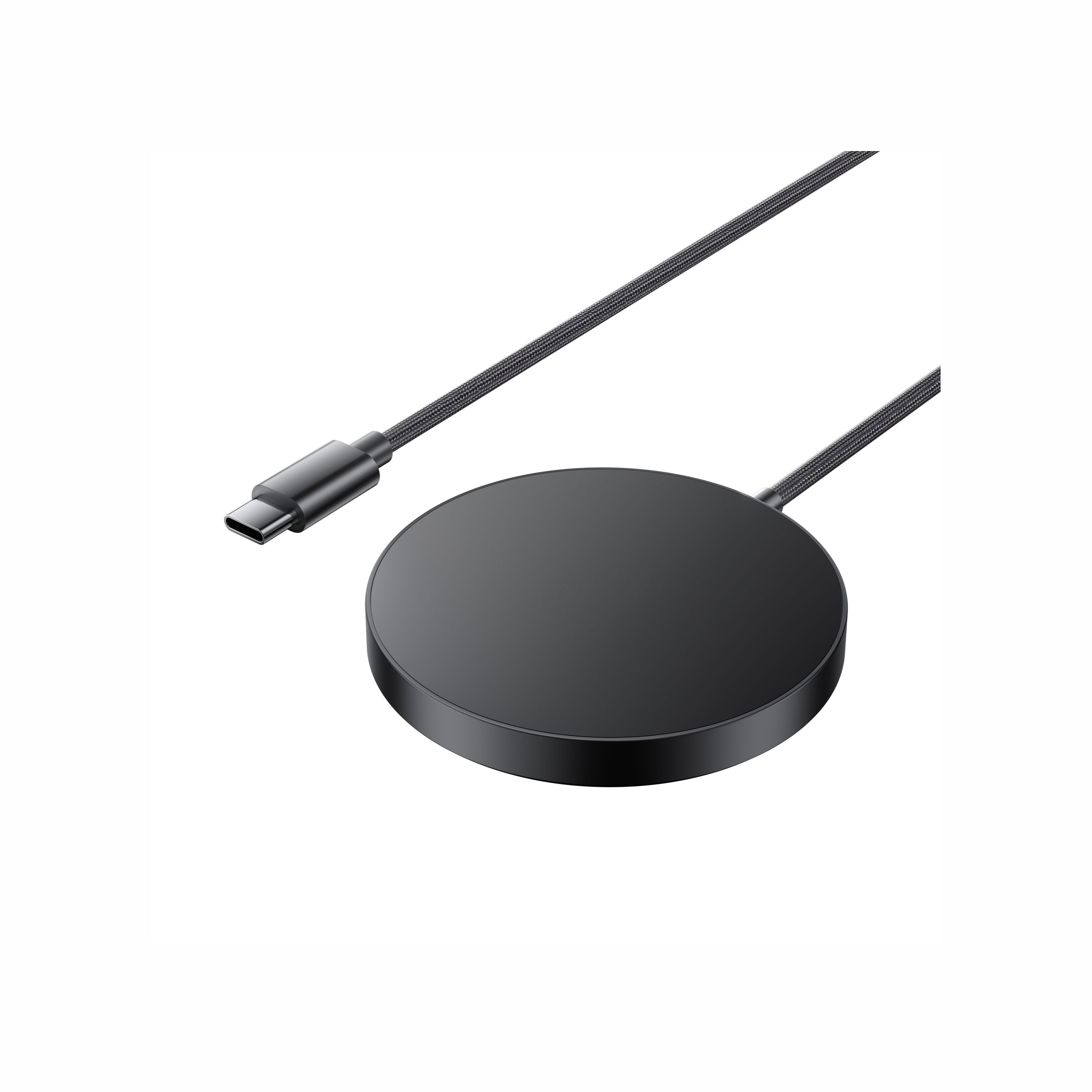 SWISSTEN Bezdrátová nabíječka MagSafe 15W Qi2 černá 1,5m iPhone Appple černá