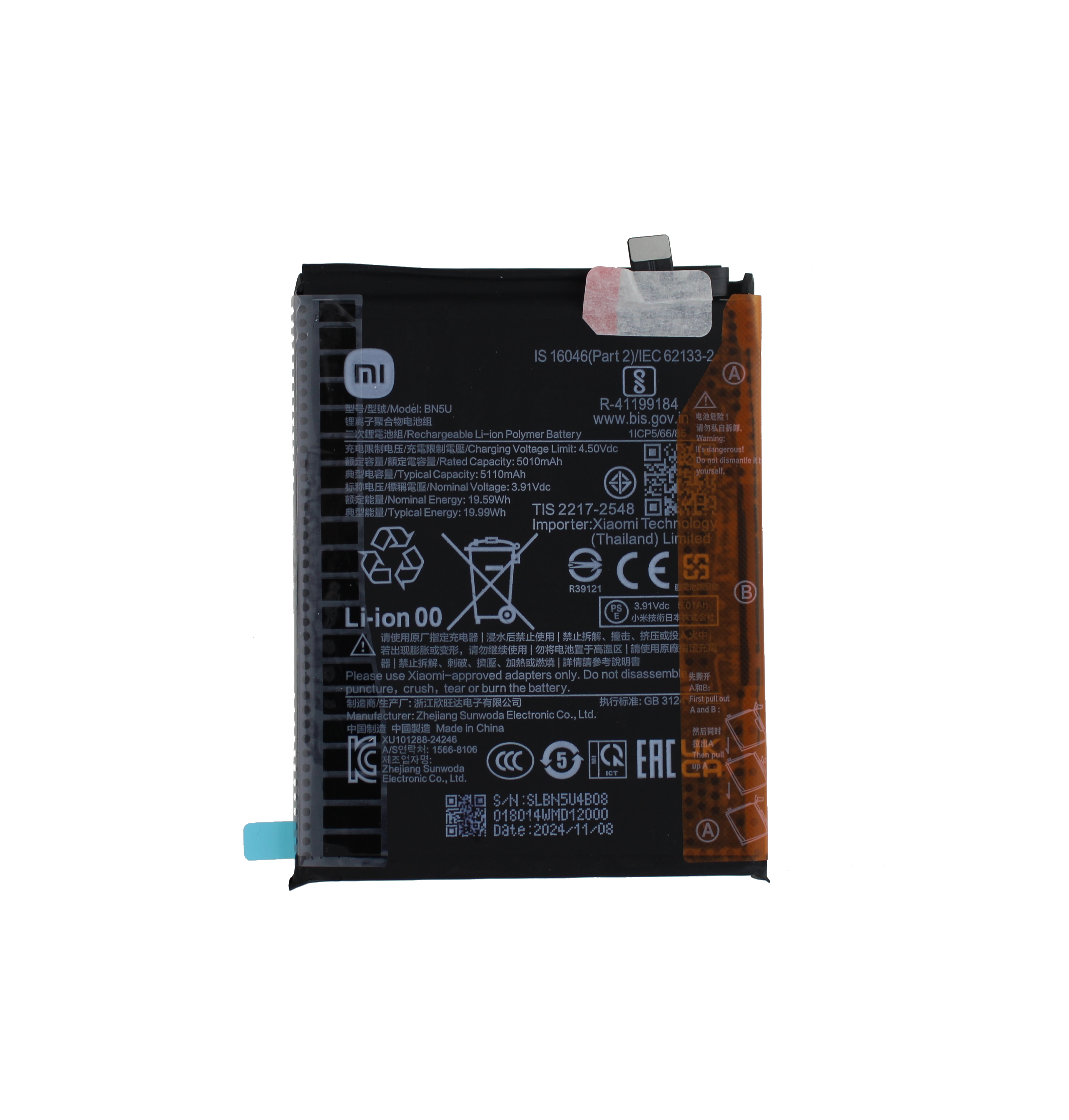 Originál baterie BN5U pro Xiaomi Redmi Note 14 5G