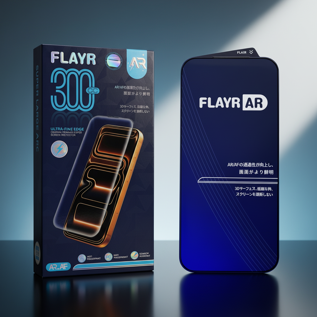 FlayrAR Antireflexní tvrzené sklo iPhone 17 Pro Max Full Glue 0,55 mm sada 10 ks
