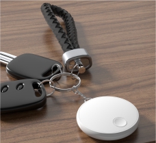 Swissten Chytrý lokátor Find Tag s funkcí Apple Find My klíčenka bílá