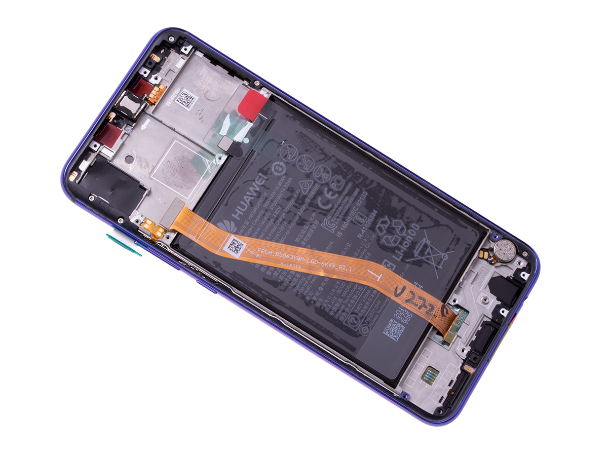 Originál LCD + Dotyková vrstva s baterii Huawei Nova 3 fialová