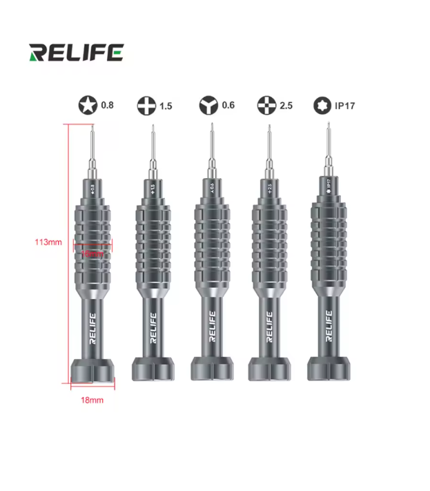 RELIFE RL-730 Šroubovák Steel Cannon King Classic Series Y0.6 pro Apple iPhone