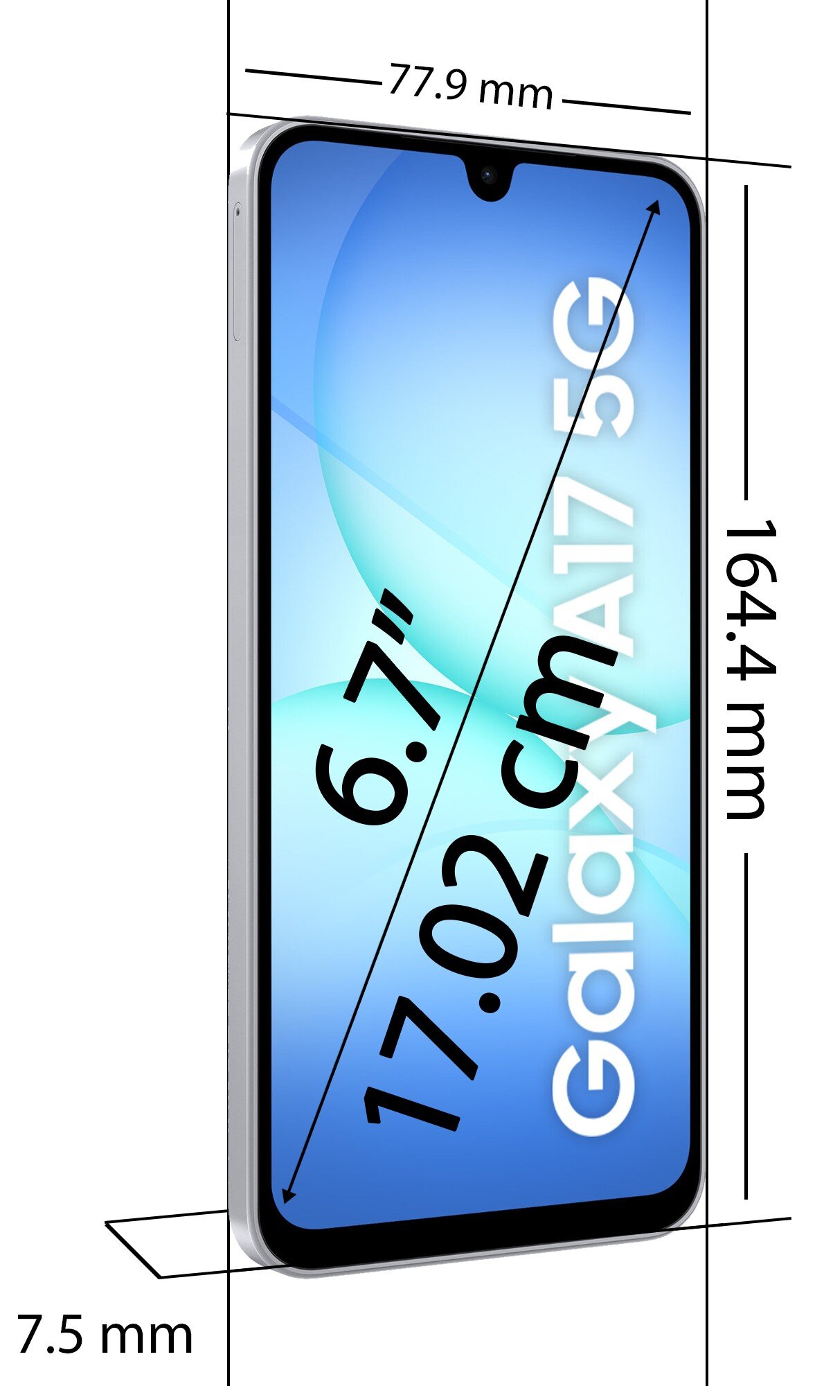 Smartphone - Mobilní telefon Samsung Galaxy A17 5G 4/128GB šedý