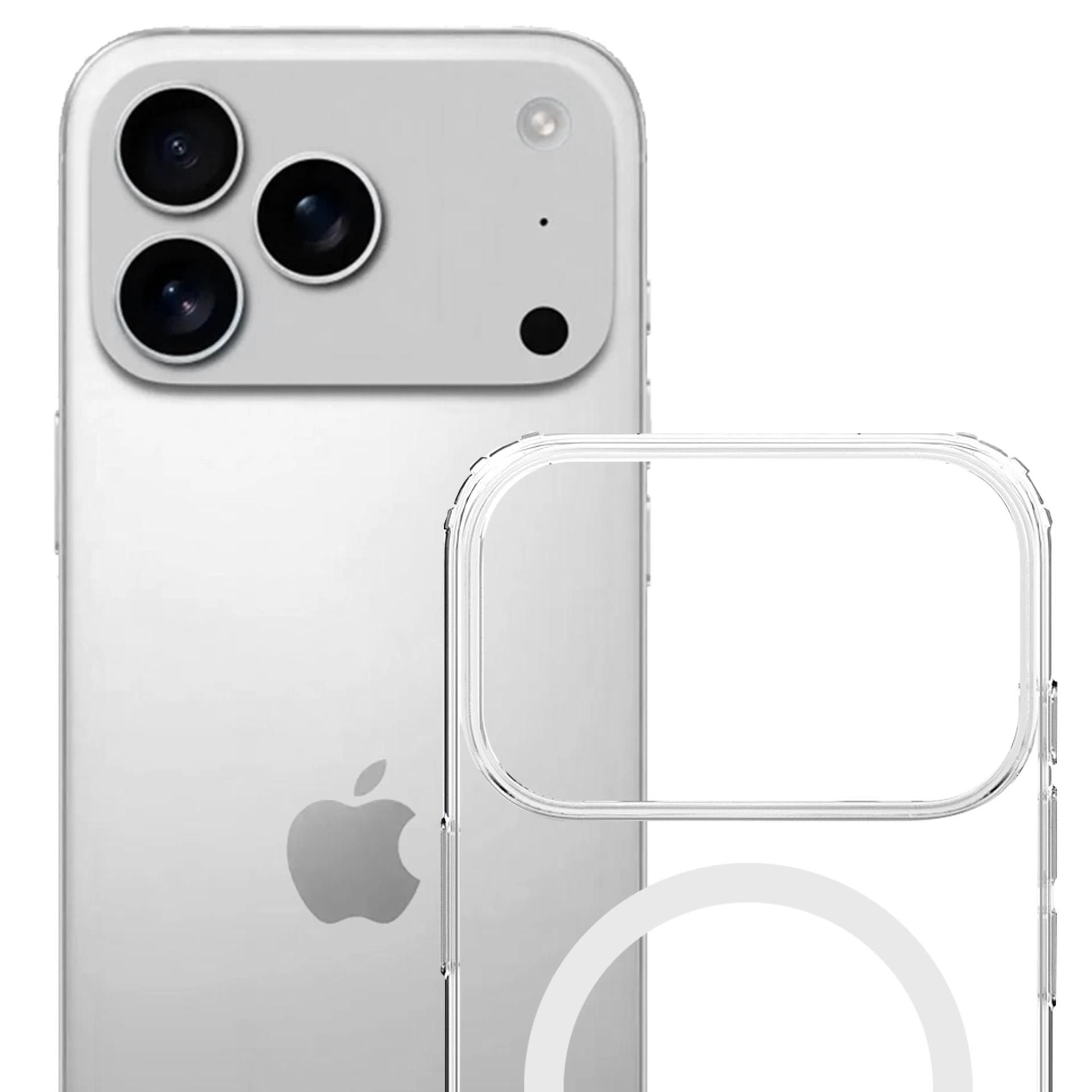 Obal iPhone 17 Pro Max MagSafe 3mk Armor transparentní