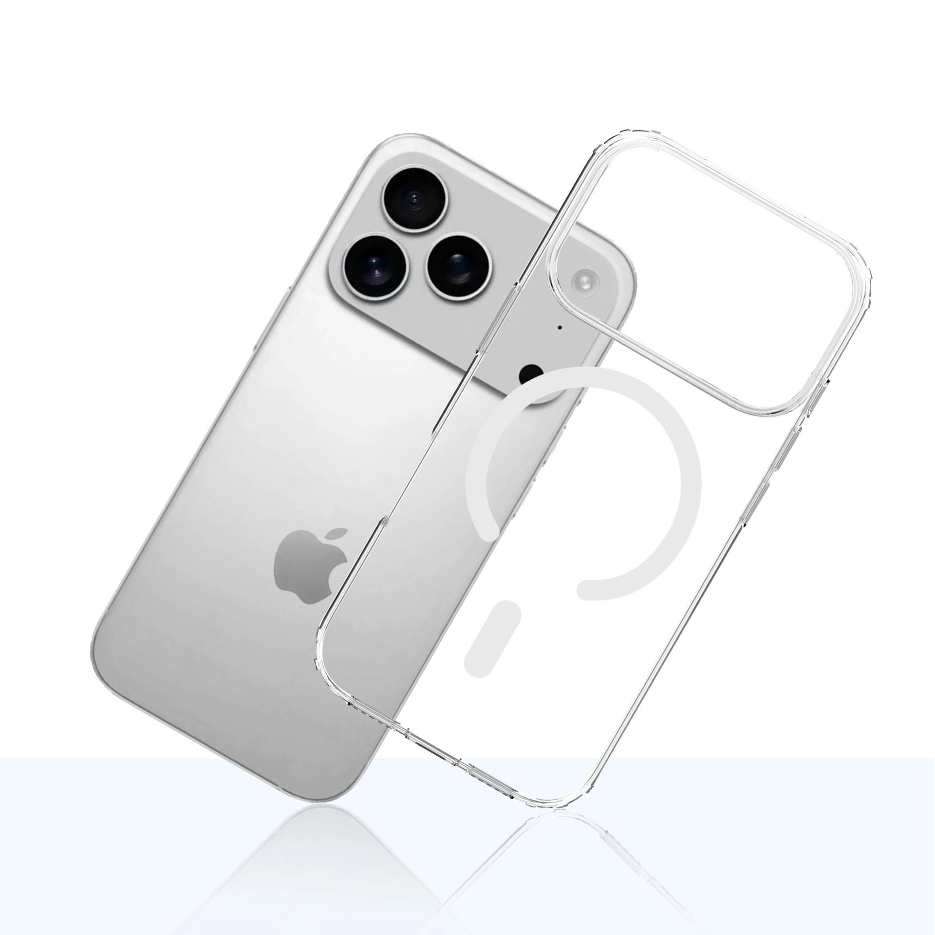 Obal iPhone 17 Pro Max MagSafe 3mk Armor transparentní