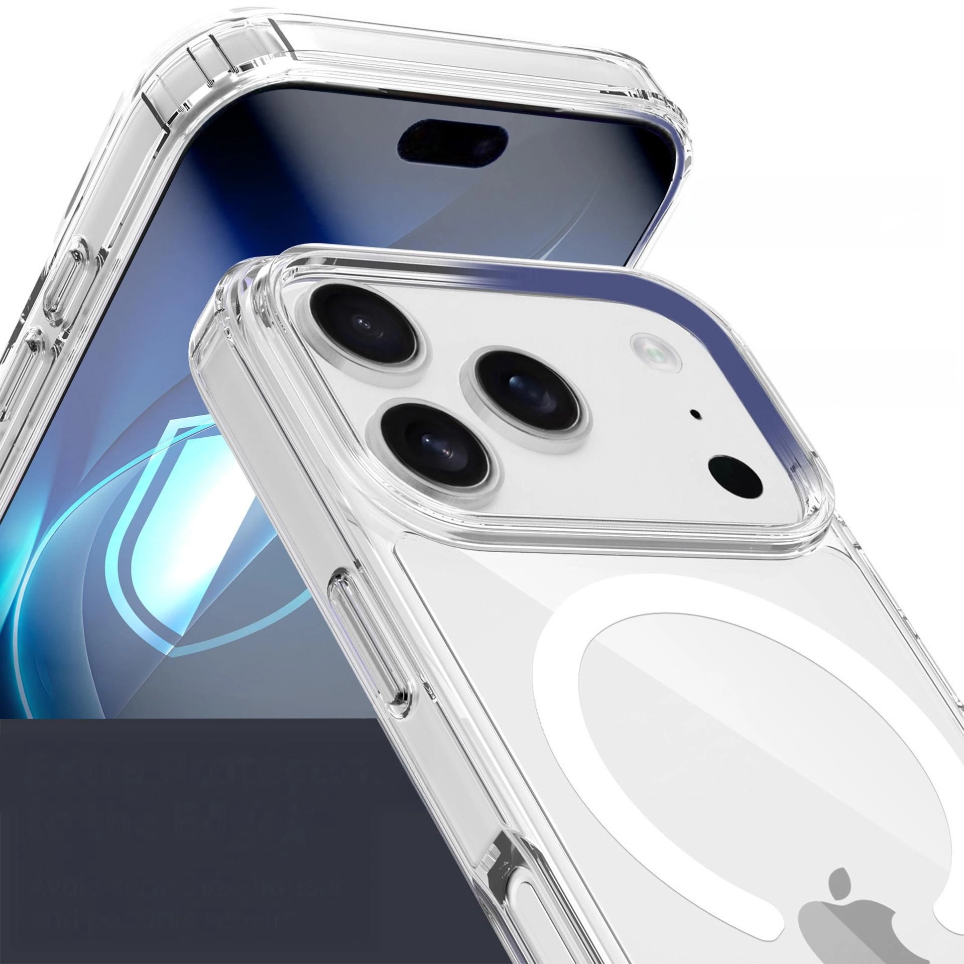 Obal iPhone 17 Pro Max MagSafe 3mk Armor transparentní