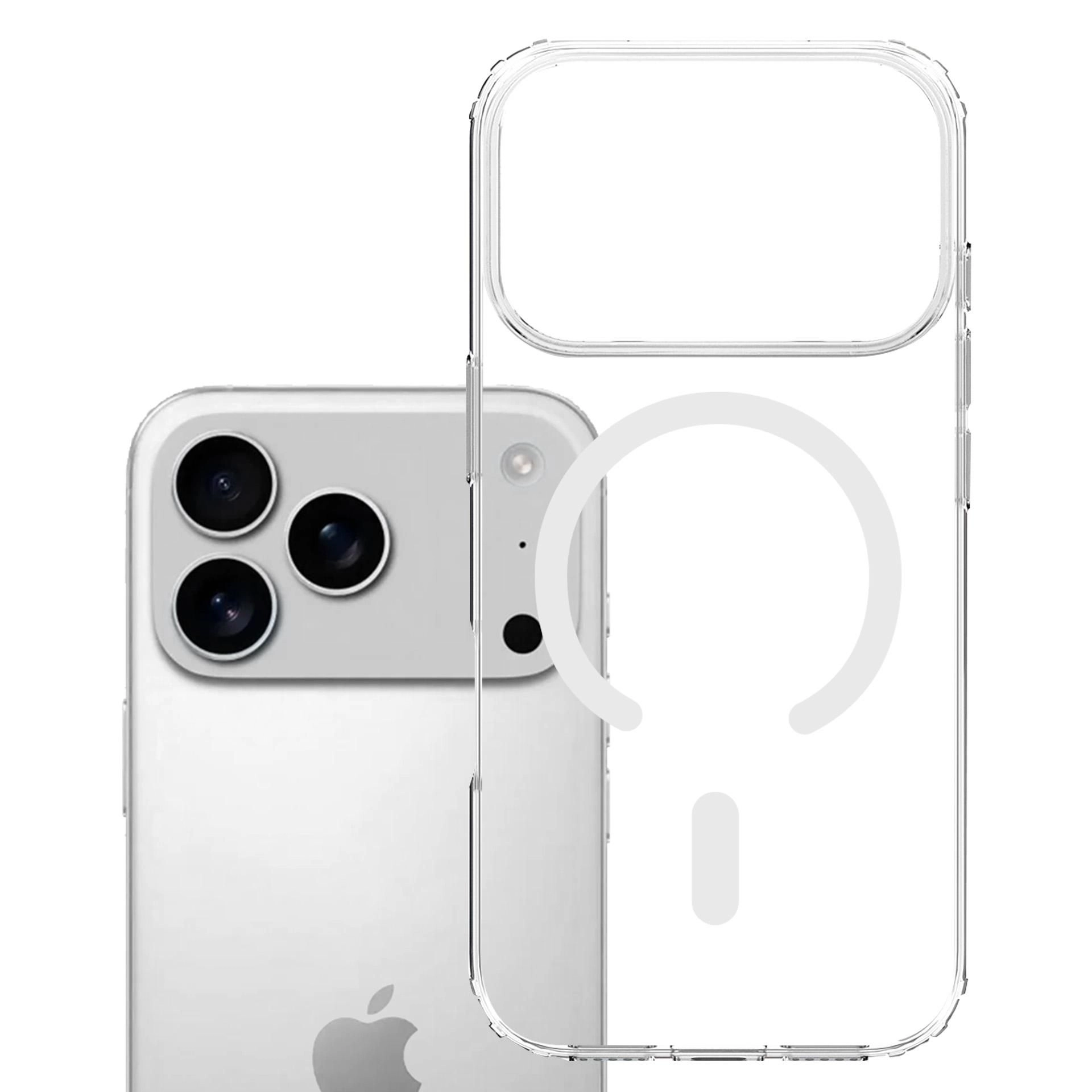 Obal iPhone 17 Pro Max MagSafe 3mk Armor transparentní
