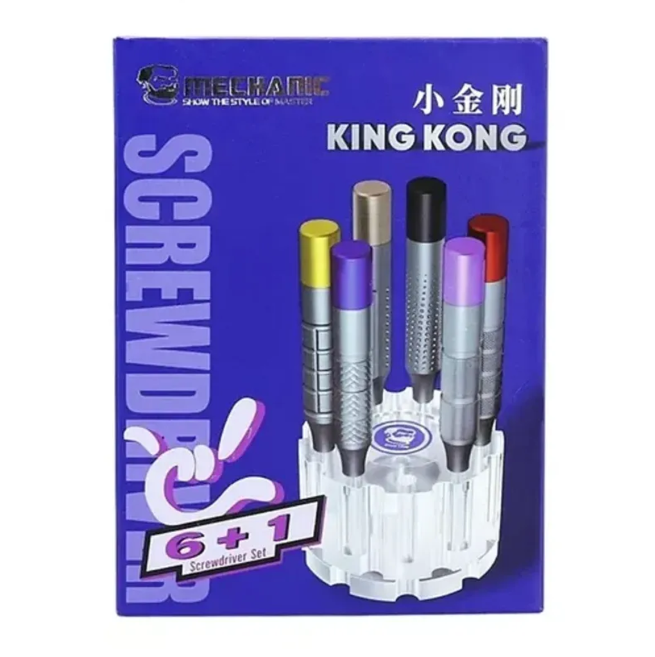 MECHANIC King Kong Sada přesných šroubováků 6 kusů se stojanem
