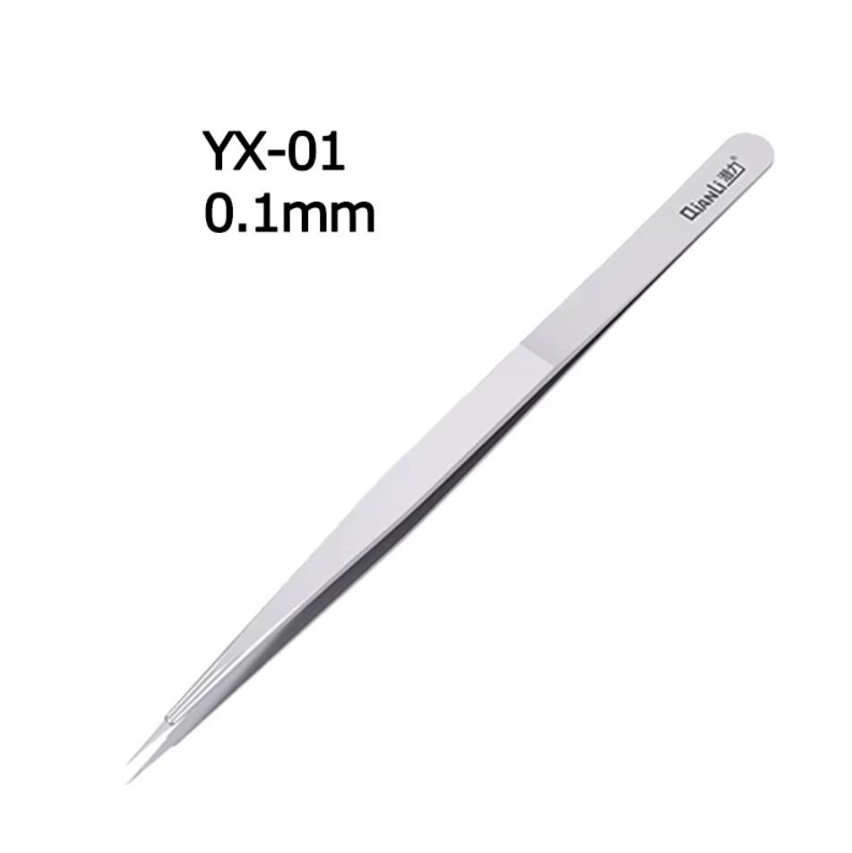 QIANLI YX-01 0,10 mm přesná antistatická ESD pinzeta rovná