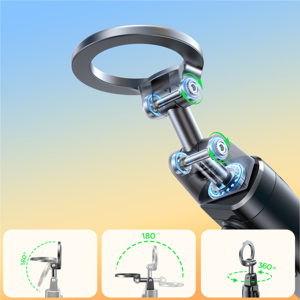 Joyroom selfie tyč JR-ZS509 s MagSafe a Bluetooth černá