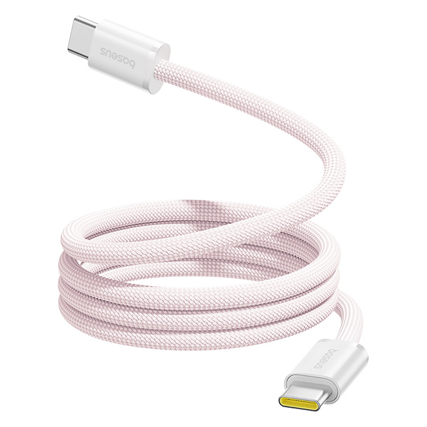 Baseus Dynamic 4 Pro magnetický kabel USB-C - USB-C 100W 1 m růžový