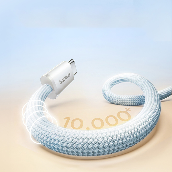 Baseus Dynamic 4 Pro magnetický kabel USB-C - USB-C 100W 1 m modrý