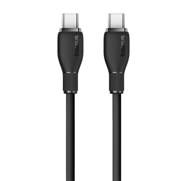 Baseus Pudding Series kabel USB-C / USB-C 100W 1,2 m černý