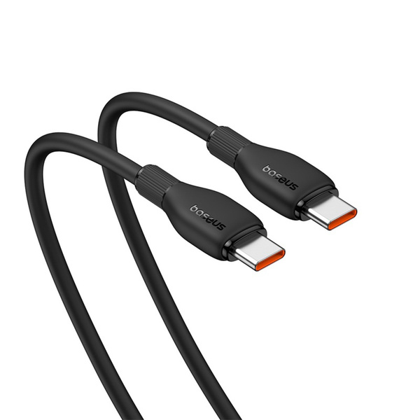 Baseus Pudding Series kabel USB-C / USB-C 100W 1,2 m černý