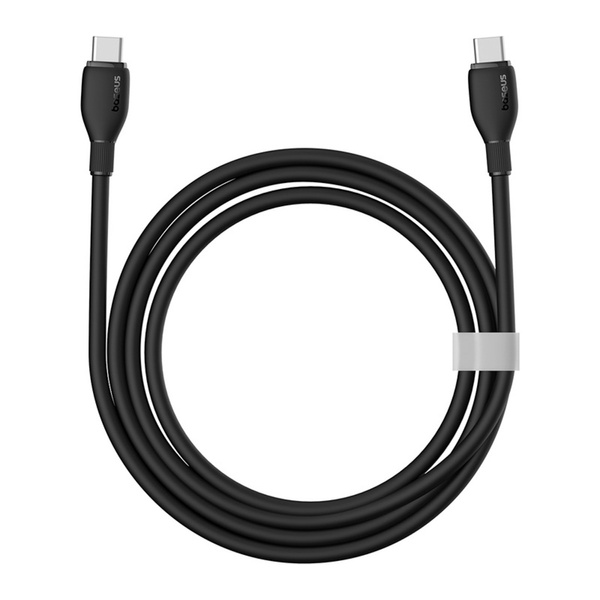 Baseus Pudding Series kabel USB-C / USB-C 100W 1,2 m černý