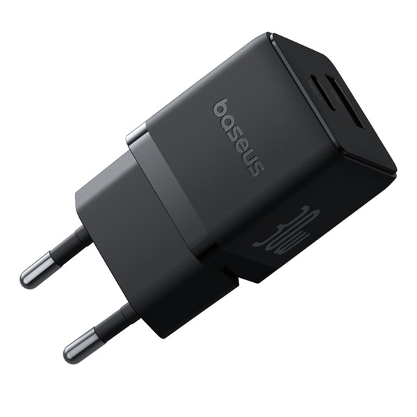 Baseus Palm 30W síťová nabíječka USB-C + USB-A černá