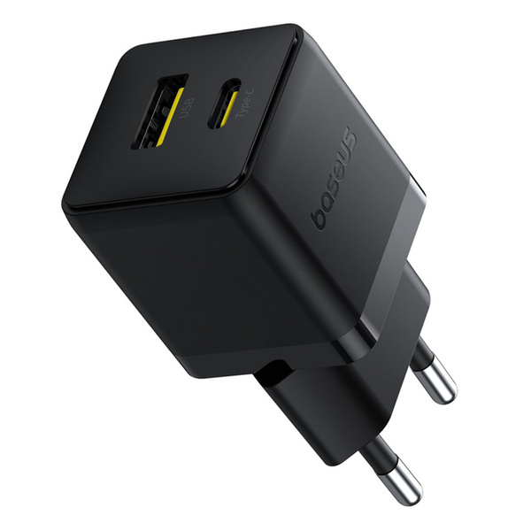 Baseus Palm 30W síťová nabíječka USB-C + USB-A černá