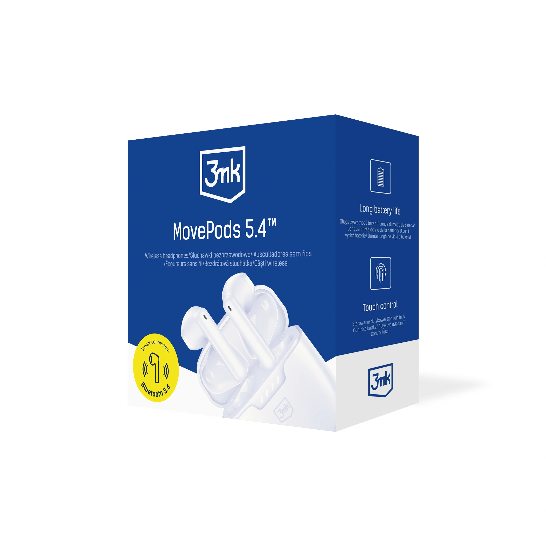 3mk MovePods 5.4 bezdrátová Bluetooth sluchátka