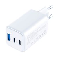 3mk Síťová nabíječka 65W – Hyper GaN Charger PD QC 4.0 PPS 2× USB-C + USB-A bílá
