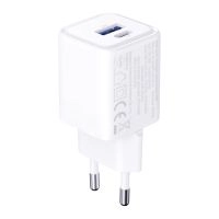 3mk Síťová nabíječka 33W – Hyper GaN Charger PD QC 4.0 PPS USB-C + USB-A bílá