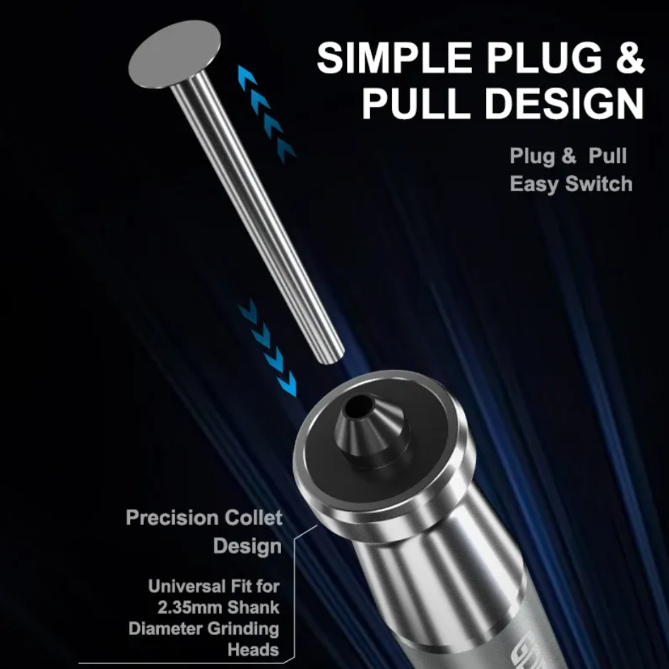 MECHANIC GDR2 precizní bezdrátová elektrická minibruska pro servis a telefonů a elektroniky