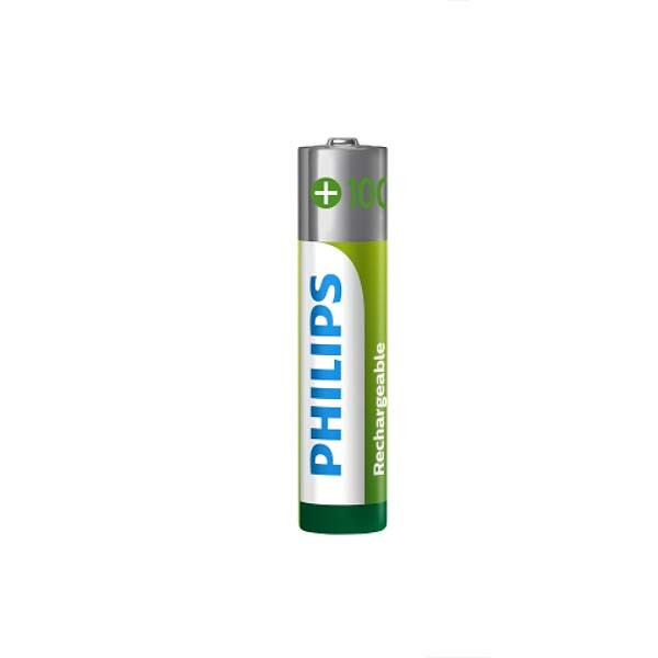 Philips AAA LR03 R03B4RTU10/10 Ni-MH nabíjecí akumulátory 1000 mAh v blistru 4 ks