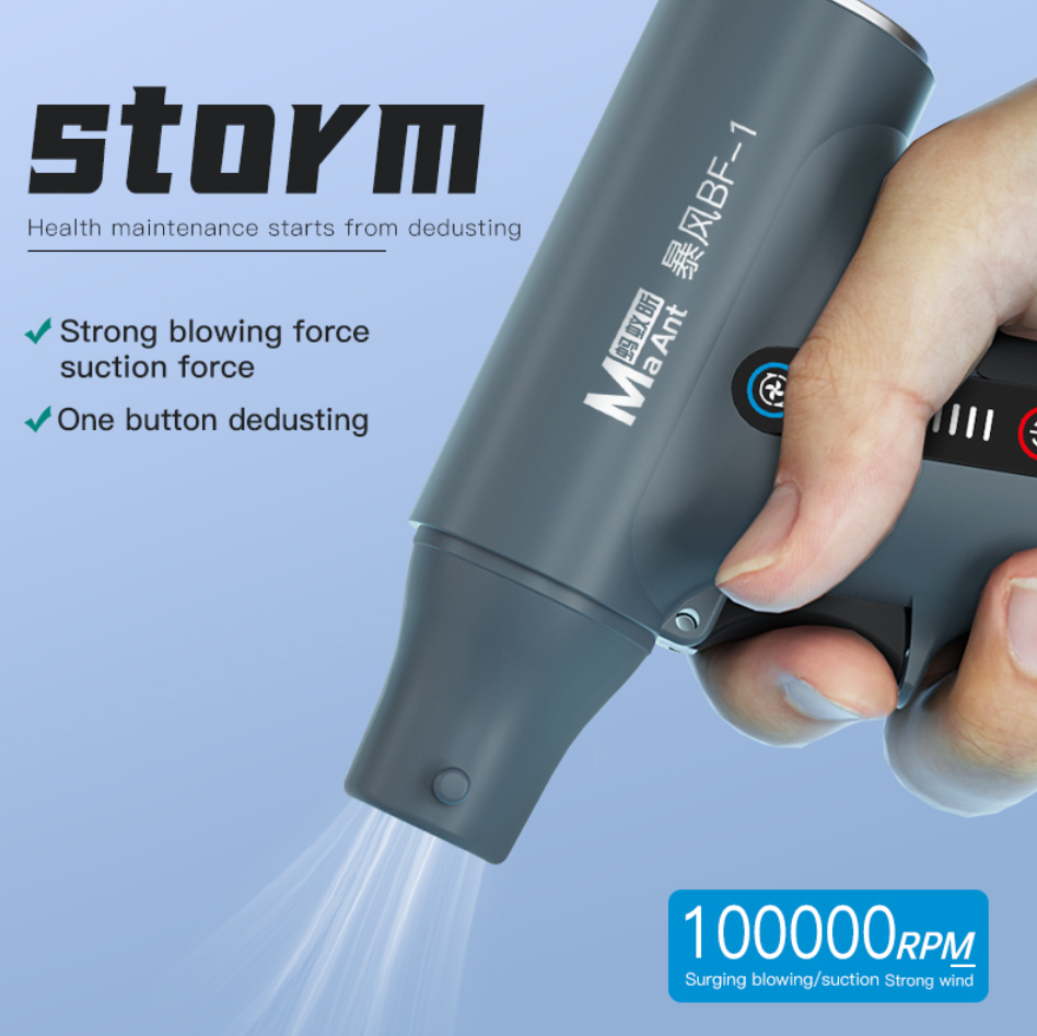 MAANT BF1 čistící pistole - drobný vysavač 2600 mAh