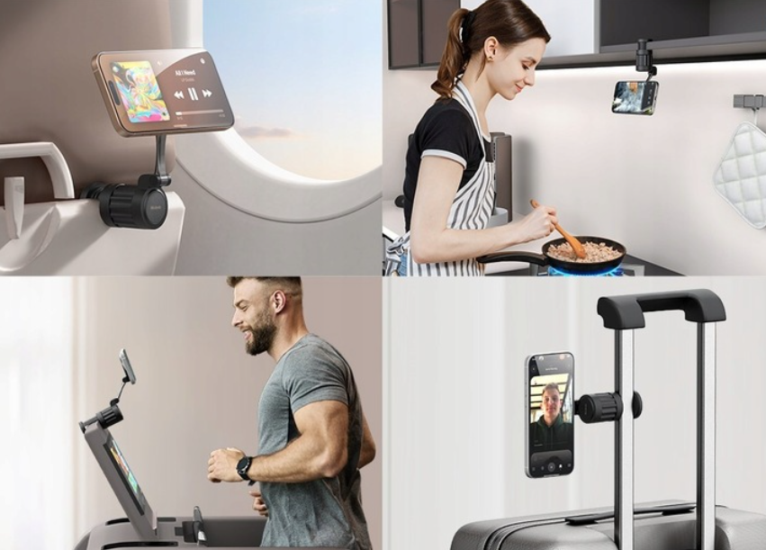 MCDODO Univerzální magnetický držák na smartphone MagSafe 360° - 2 magnetické kroužky