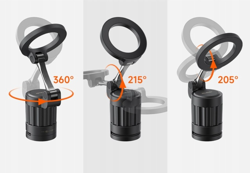 MCDODO Univerzální magnetický držák na smartphone MagSafe 360° - 2 magnetické kroužky