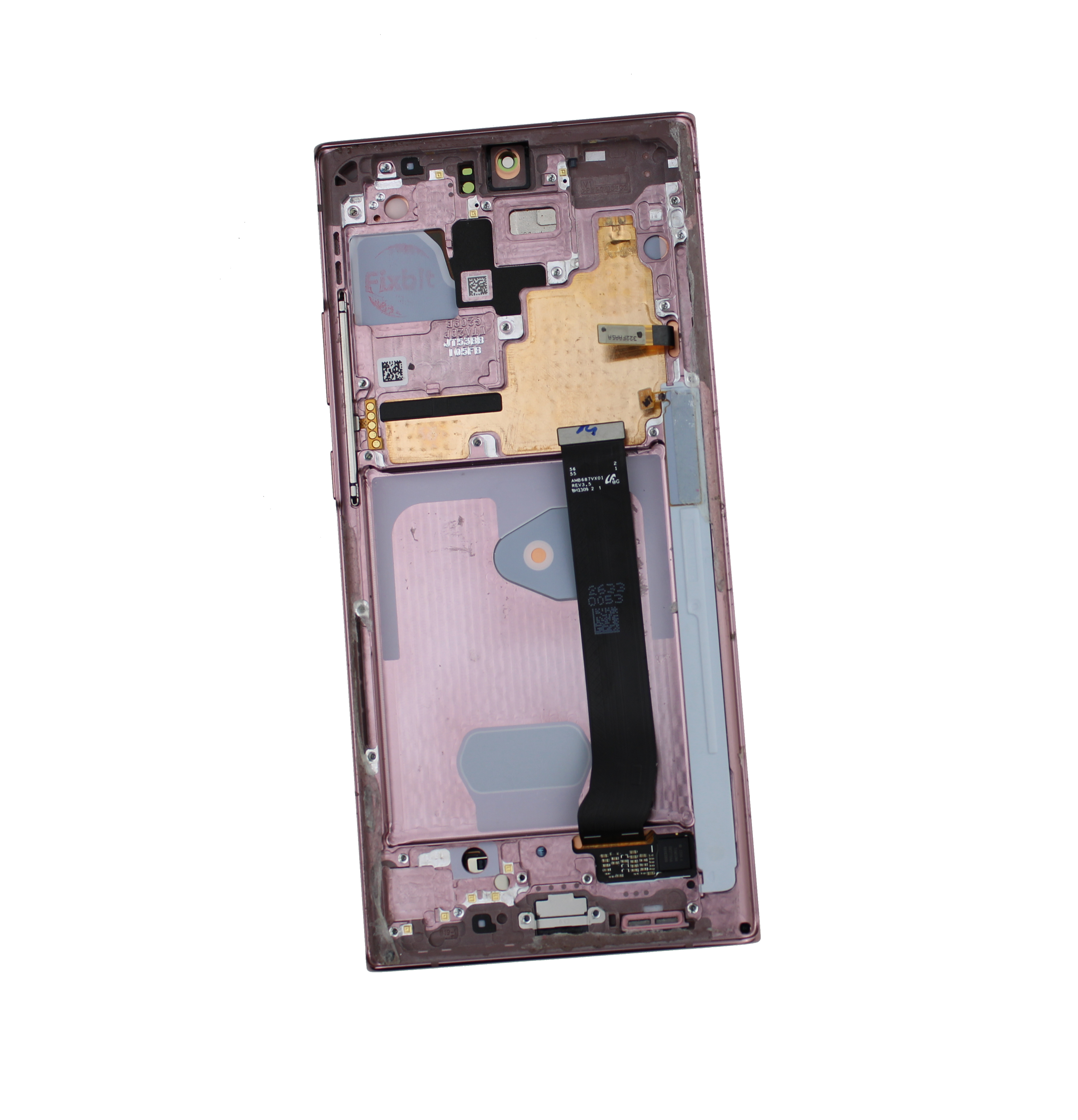 Originál LCD + Dotyková vrstva Samsung Galaxy Note 20 Ultra 5G-4G béžový - demontovaný díl