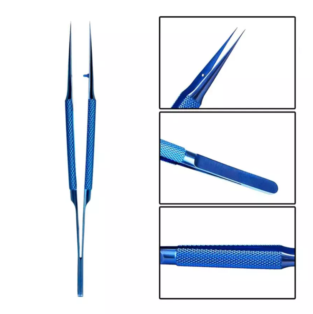 MECHANIC TD-11 ultra přesná titanová pinzeta rovná na tenké dráty