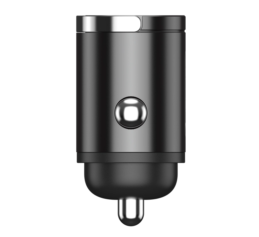 JELLICO Autonabíječka F19 PD 30W 1x USB-C + 1x USB QC3.0 černá