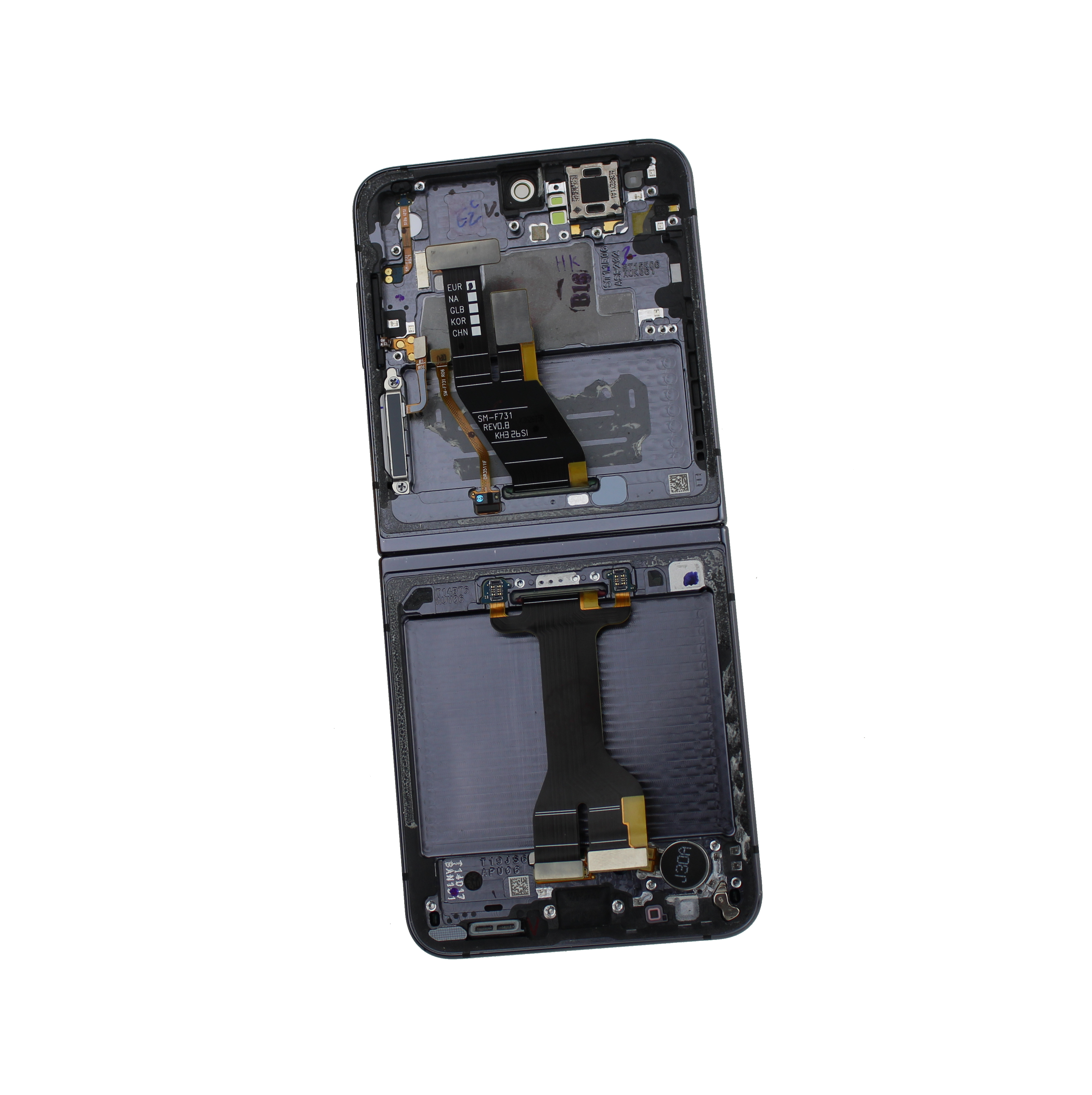 Originál LCD + Dotyková vsrtva Samsung Galaxy Z Flip 5 5G SM-F731 černý grafitový - demontovaný díl