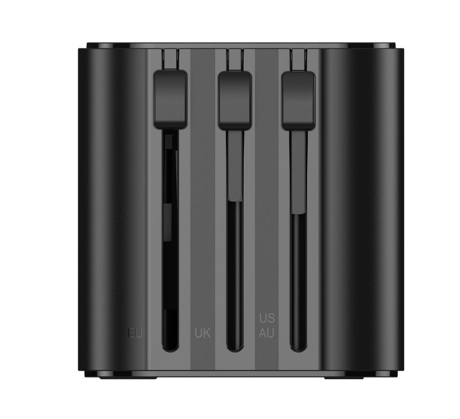 JELLICO Univerzální cestovní adaptér S7 Max 2500W černý