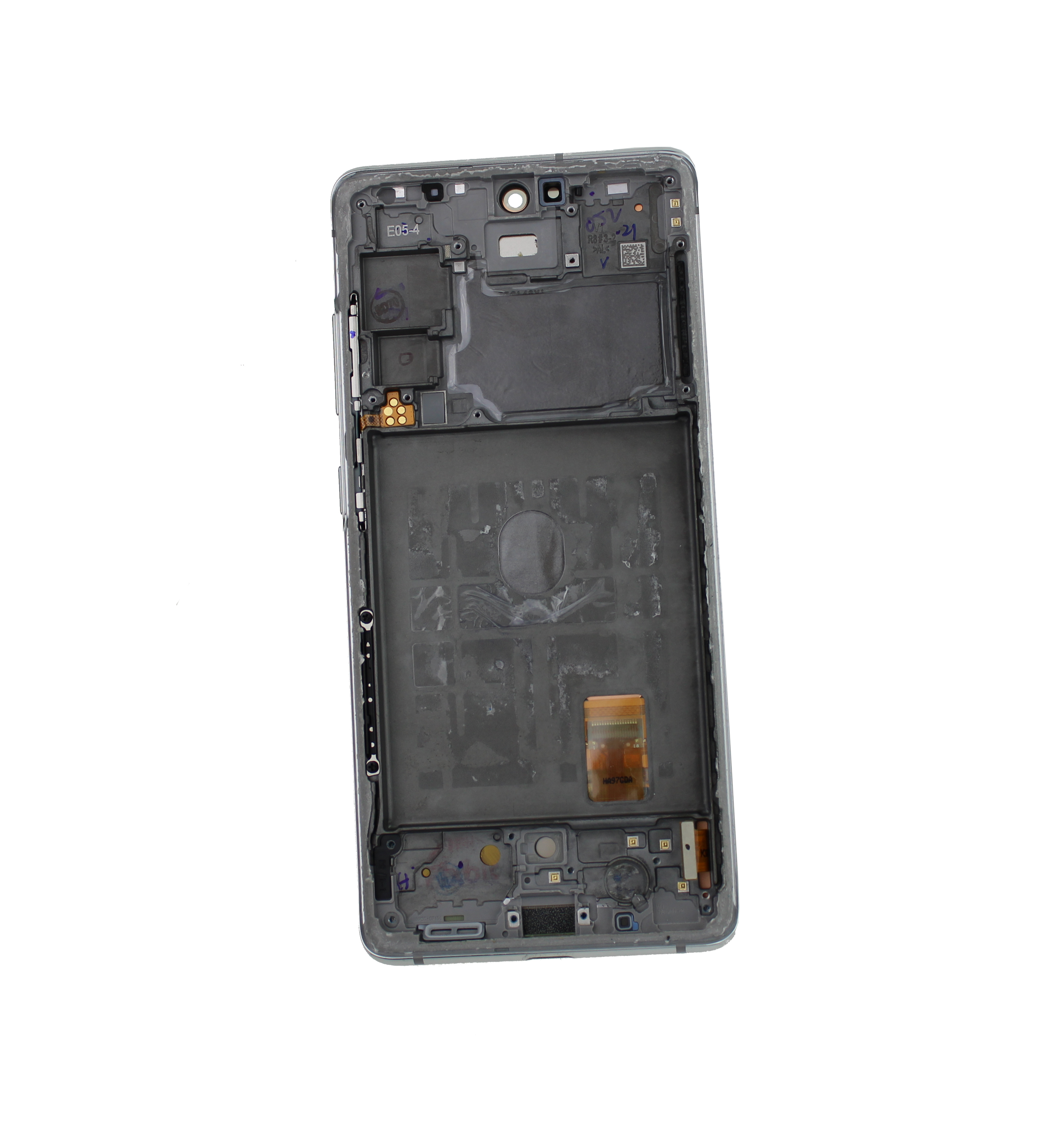 Originál LCD + Dotyková vrstva Samsung Galaxy S20 FE SM-G780 bílý - demontovaný díl - vypálení LCD B