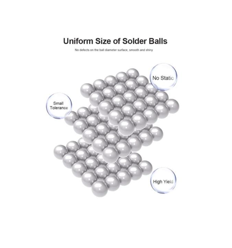 RELIFE RL-403B cínové kuličky pro BGA pájení 0,55 mm