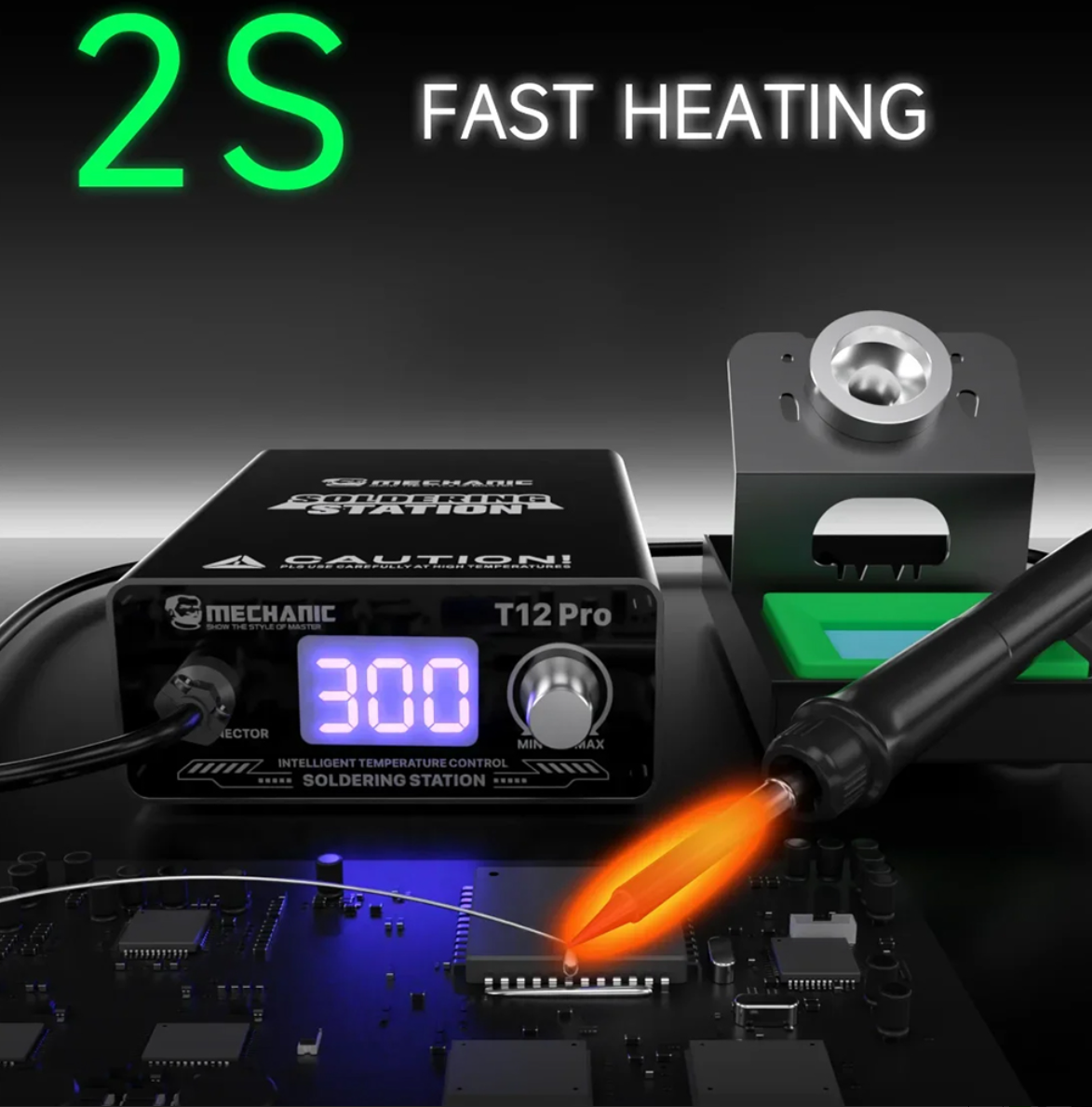 MECHANIC T12 Pro inteligentní digitální termostatická pájecí stanice