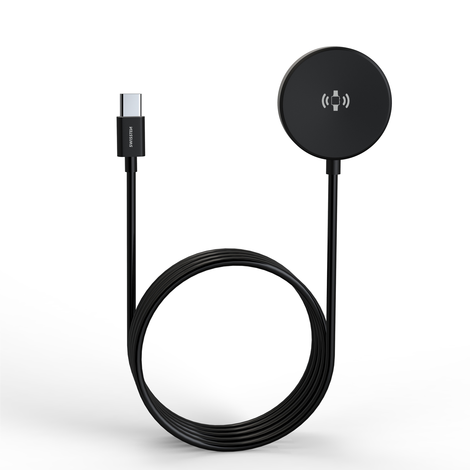 SWISSTEN Nabíjecí kabel pro Samsung Galaxy Watch USB-C 1,2 m černý