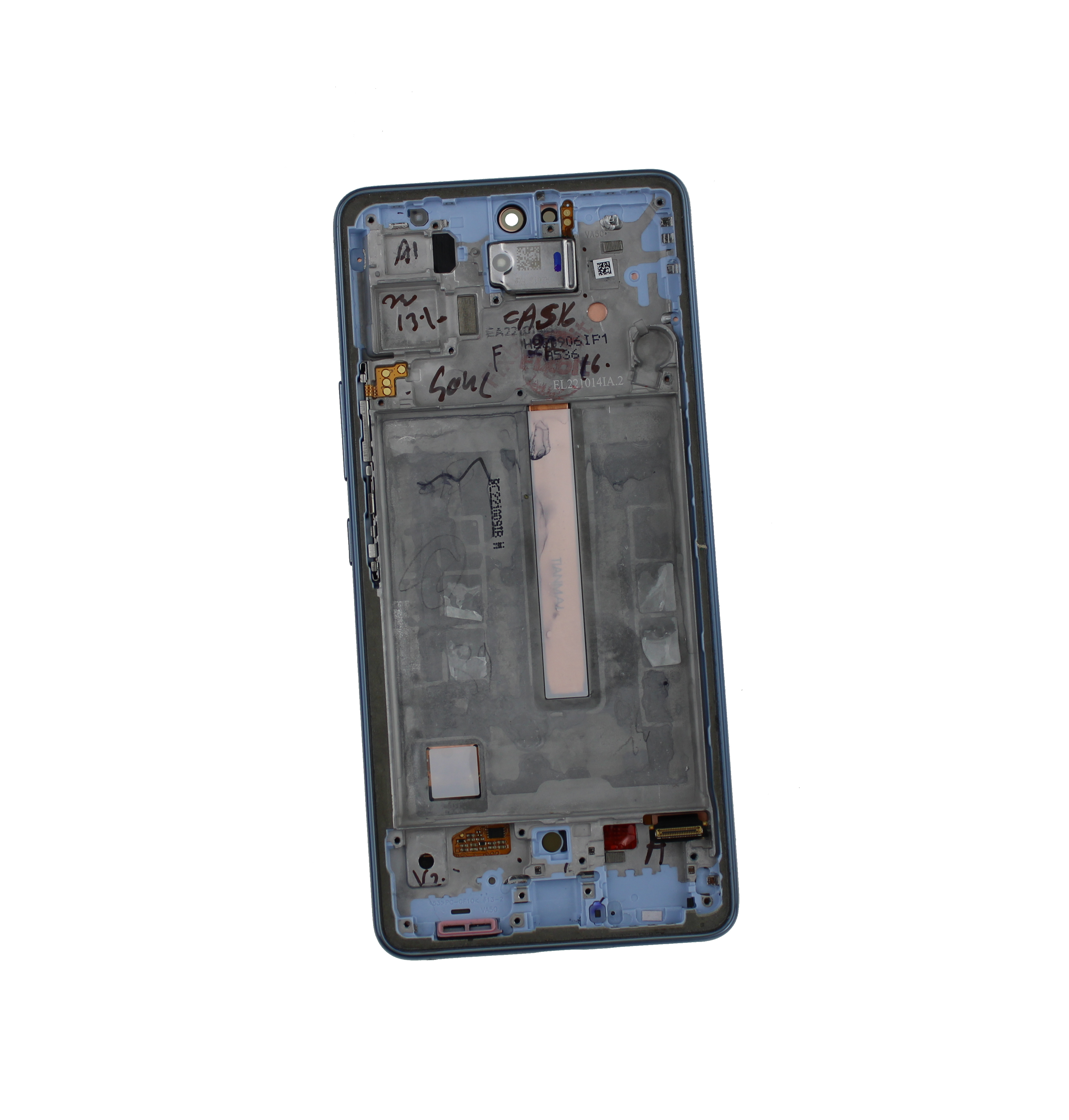Originál LCD + Dotyková vrstva Samsung Galaxy A53 5G SM-A536 modrý - demontovaný díl - vypálení LCD A